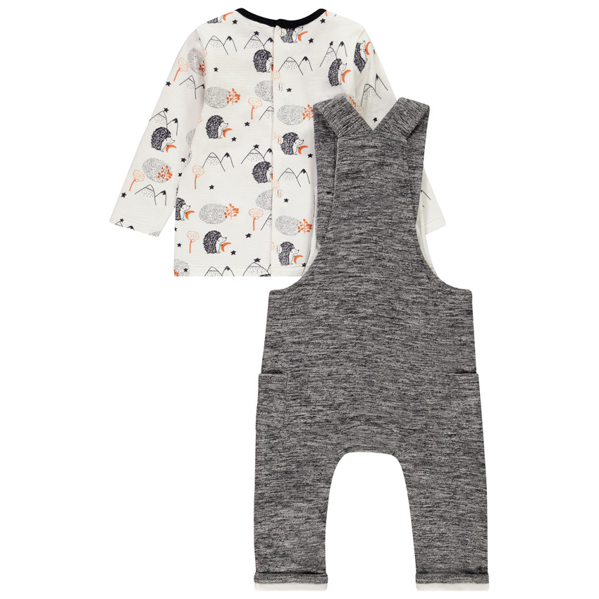 Σετ με Σαλοπέτα και  t-shirt με σχέδιο για bebe αγόρι 