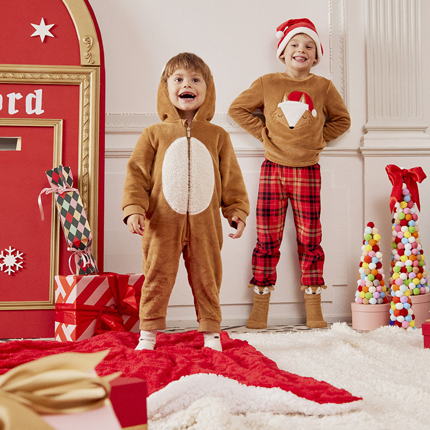 Σουρpyjama de Noël renard pour bébé garçon 