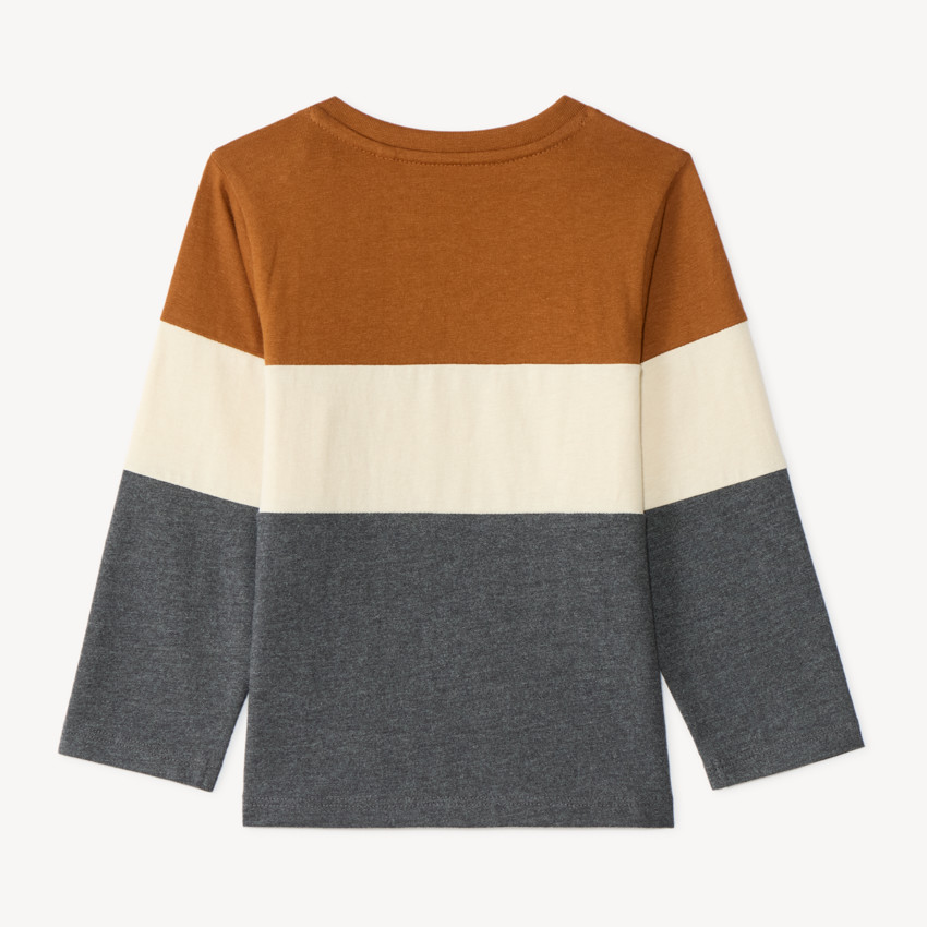 T-shirt à manches longues pour bébé garçon avec imprimé ludique fantaisie 