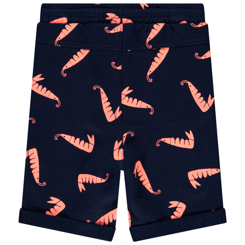 Bermuda imprimé crevettes pour bébé garçon 