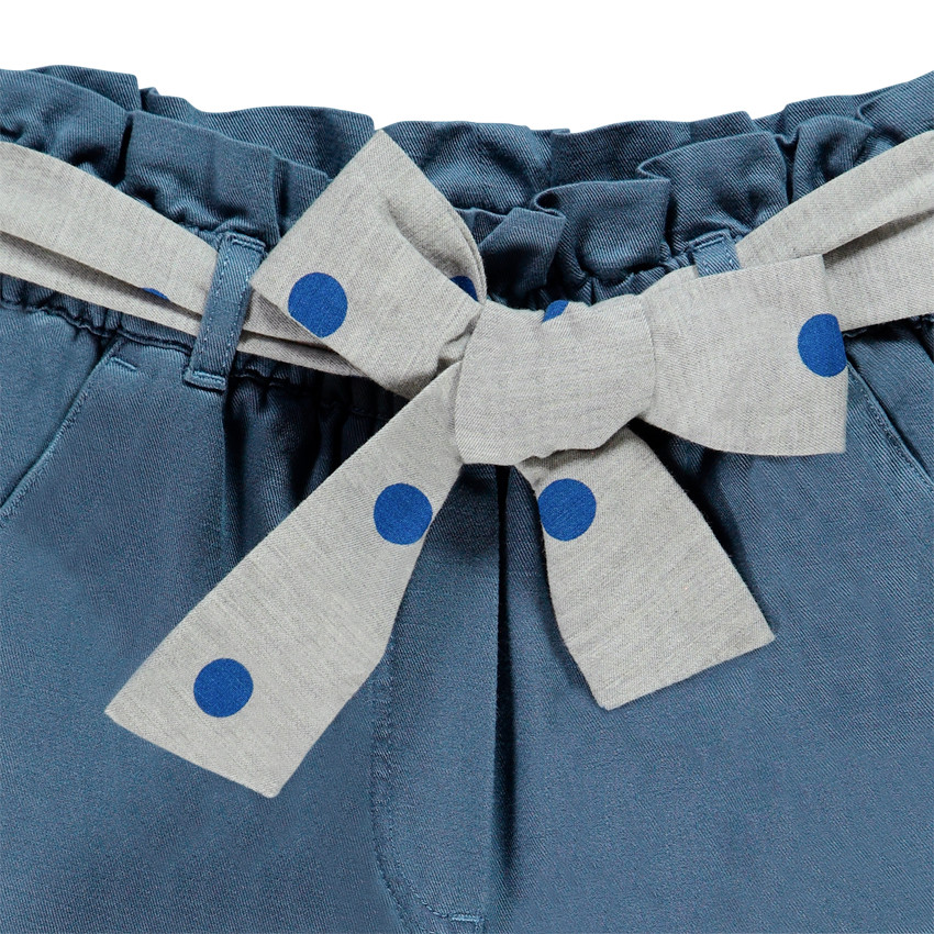 Παντελόνι με ζώνη πουα 