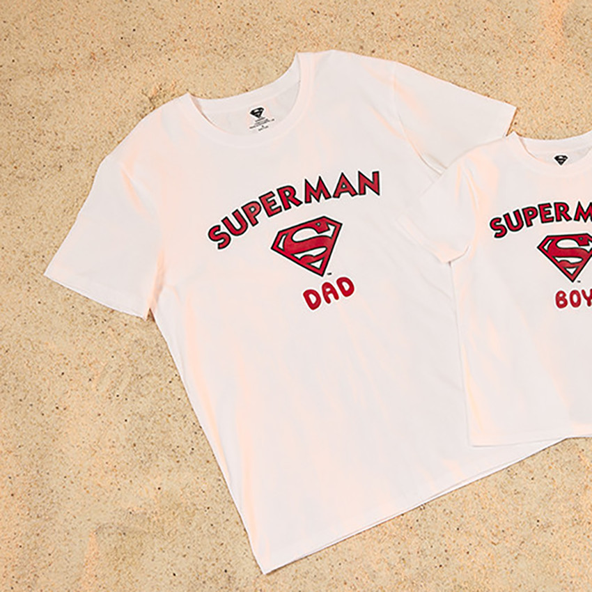 Κοντομάνικο μπλουζάκι print Superman Warner για άντρα 