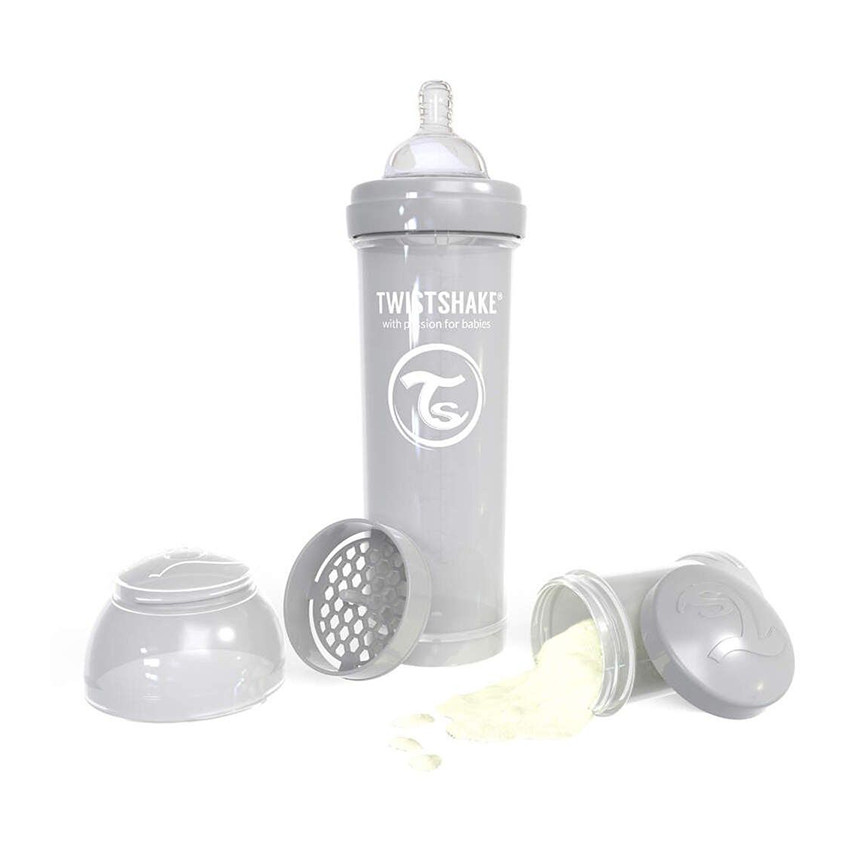 Μπιμπερό κατά των κολικών 330 ml - Παστέλ Γκρι 