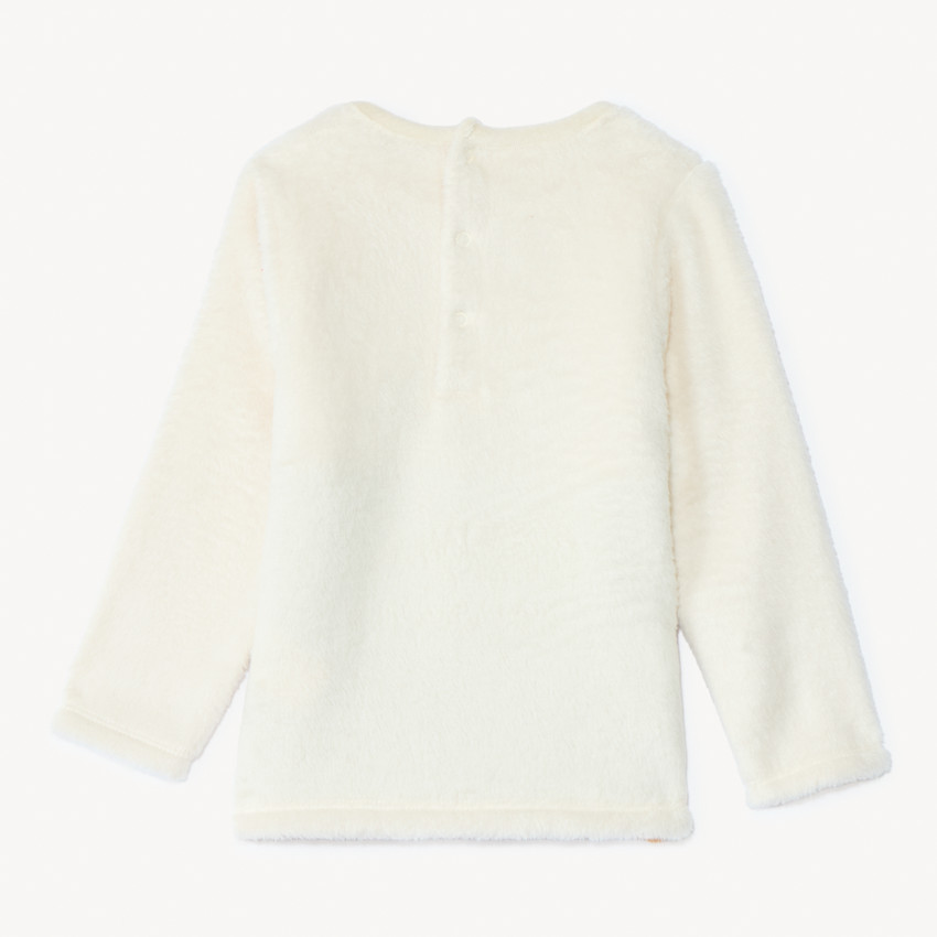 Set pyjama de Noël bi-matière pour bébé garçon avec finitions différentes selon l'âge 