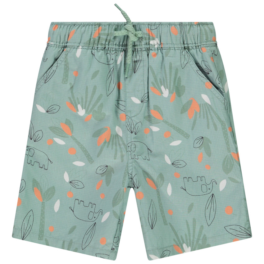 Βερμούδα με σχέδιο ελέφαντες για bebe αγόρι 