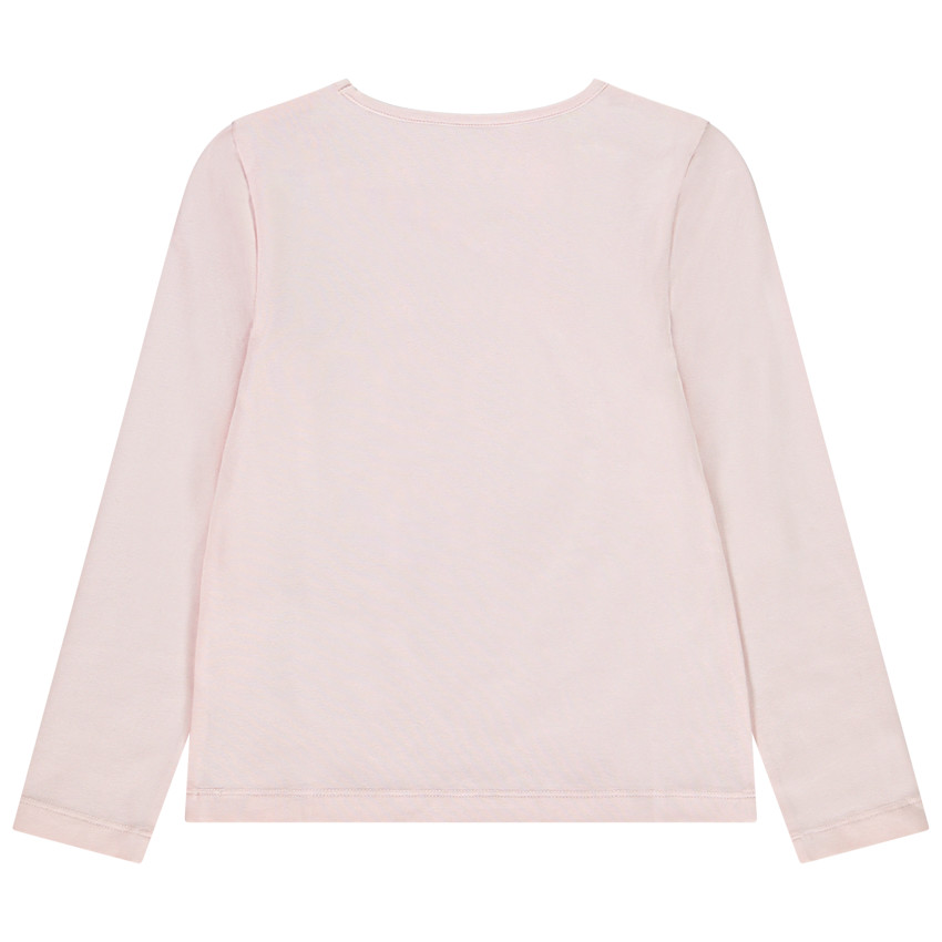 T-shirt μακρυμάνικο με φαντεζί σχέδιο για κορίτσι 