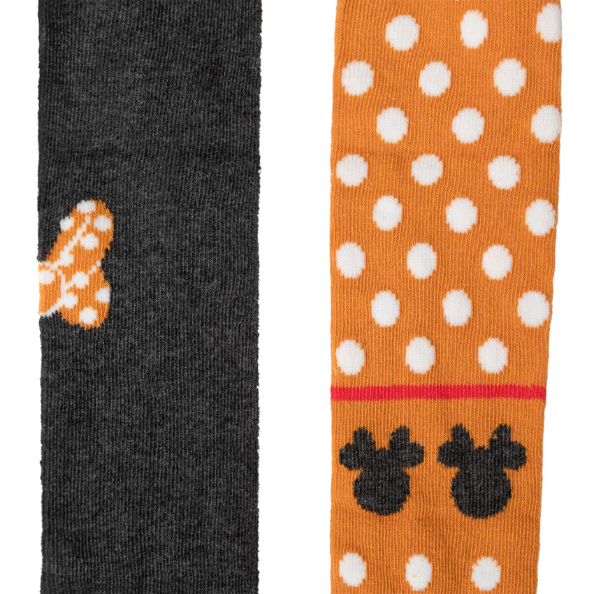 Lot de 2 collants épais à pois et noeud Minnie Disney  Additional Lot de 2 collants épais à pois et noeud Minnie Disney