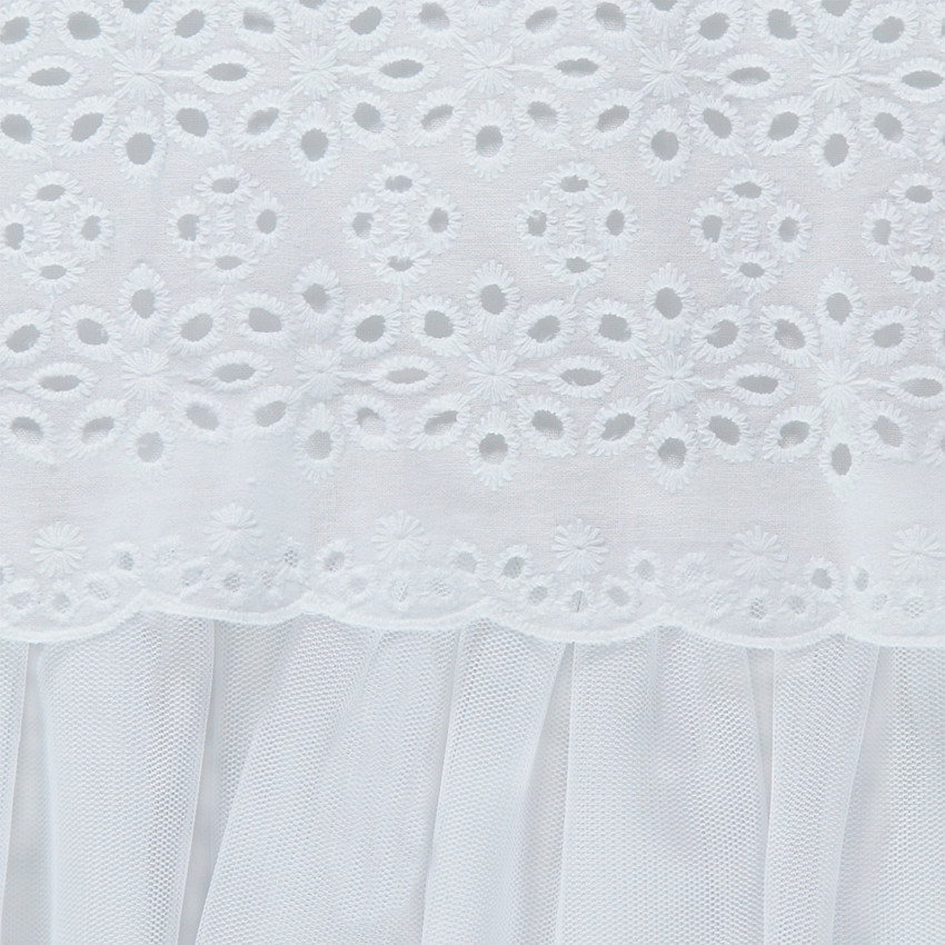 Αμάνικο φόρεμα 2 σε 1με δαντέλα και τούλι 