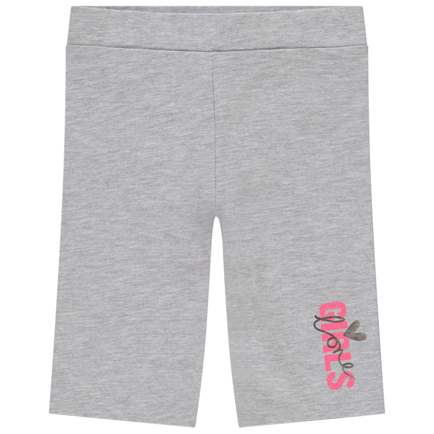 Ποδηλατικό μονόχρωμο με φαντεζί λεπτομέρεια στο κάτω μέρος για κορίτσι 