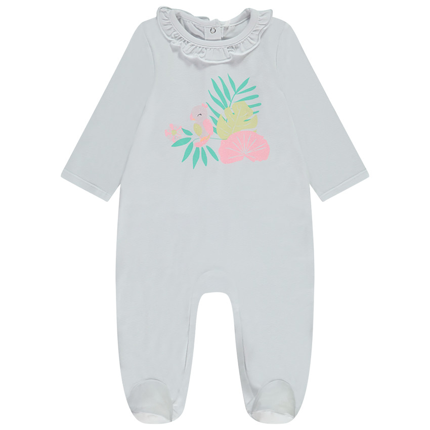 Φορμάκι με γιακά με βολάν για bebe κορίτσι 