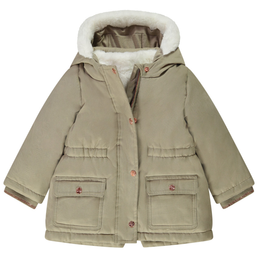 Parka Grand Froid 2 σε 1 με επένδυση από συνθετική γούνα για bebe κορίτσι 