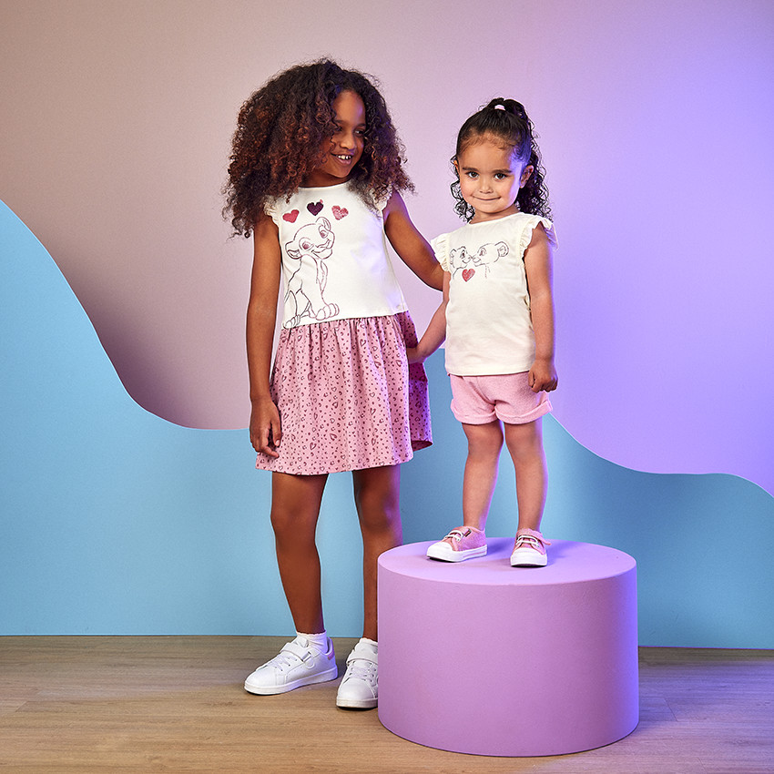 Φόρεμα effet 2-σε-1 Nala Disney με μαγικές παγιέτες για κορίτσι 