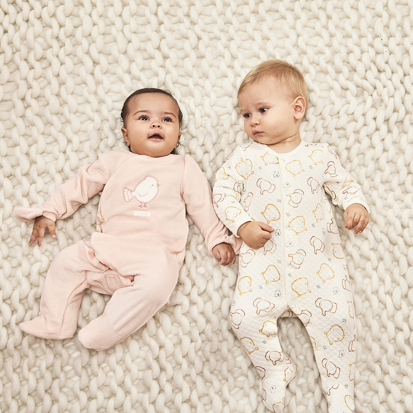 Φορμάκι βελουτέ φαντεζί με patch πουλί για bebe κορίτσι 