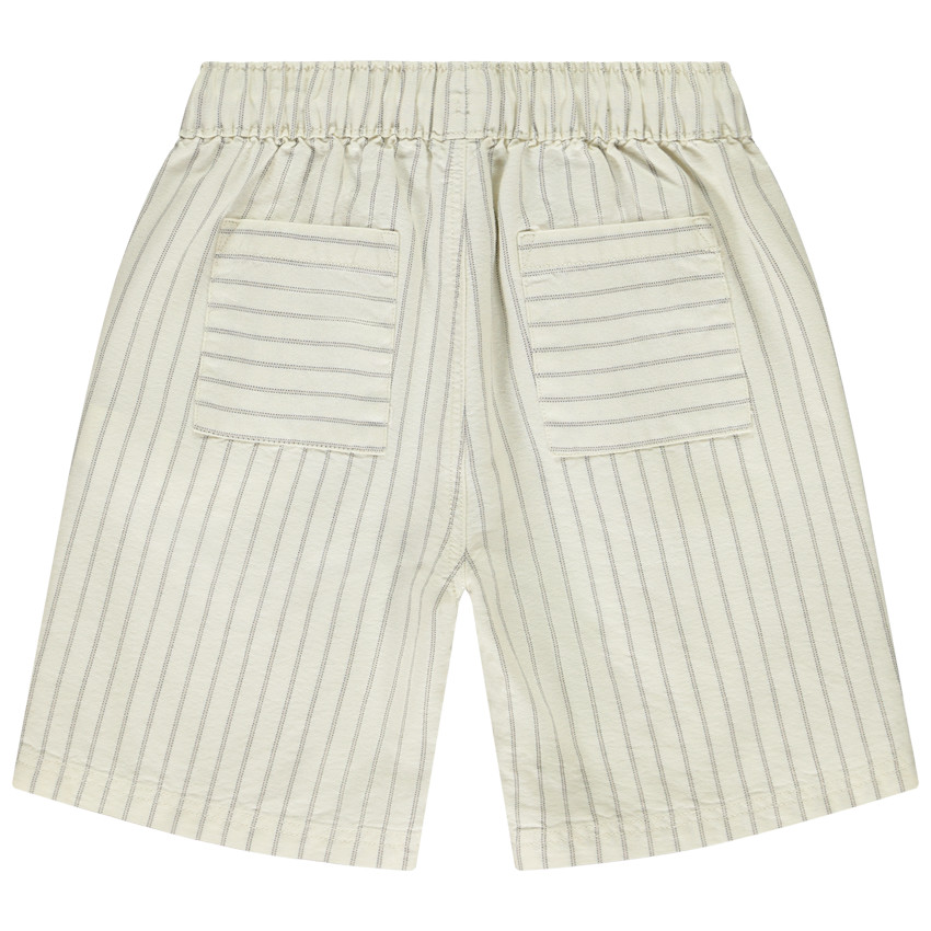 Βερμούδα από πάνινο ύφασμα με ρίγες για αγόρι 