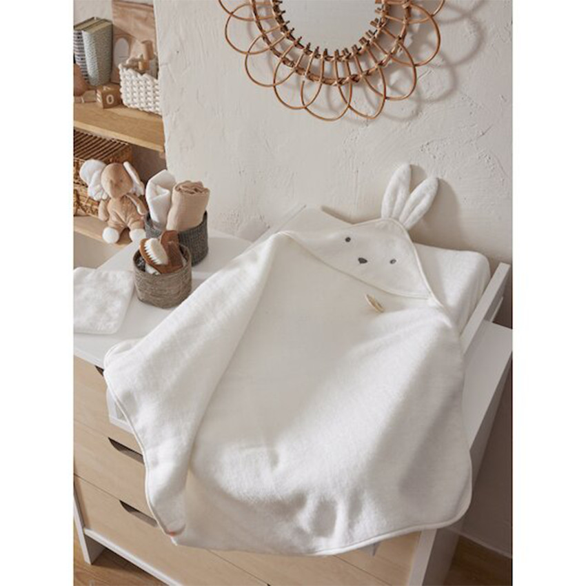 Cape de bain + gant de toilette B&M Snow 
