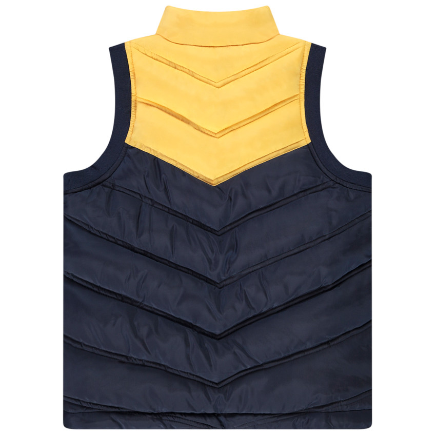 Μπουφάν αμάνικο matelassée effet colorblock για αγόρι 