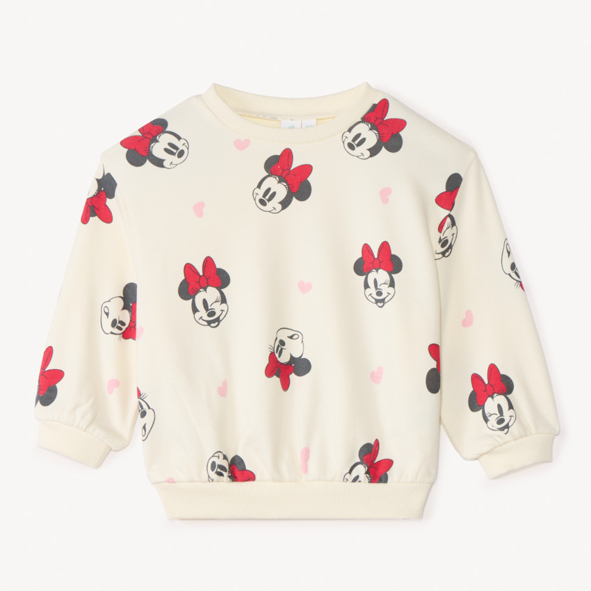 Φόρεμα oversized με τύπωμα Minnie Disney για κορίτσι μωρού 