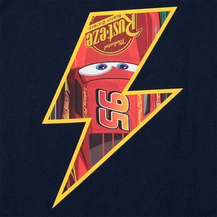 Πιτζάμα κοντή διχρωμία με σχέδιο Cars Disney 