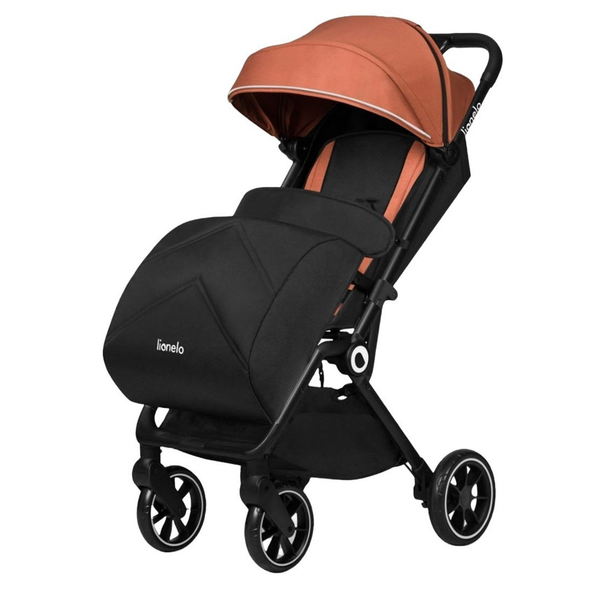 Βρεφικό καλοκαιρινό καρότσι Lionelo - Cloe, καφέ 