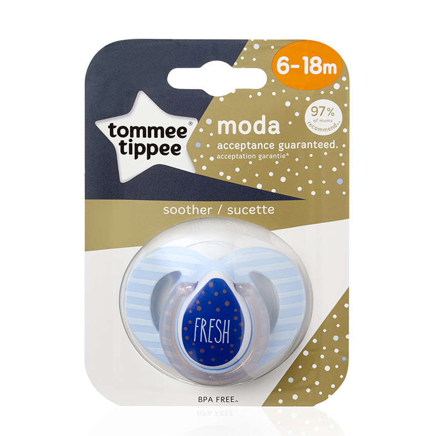 Πιπίλα σιλικόνης Moda 6-18 μηνών  - Αγόρι    Additional   Πιπίλα σιλικόνης Moda 6-18 μηνών  - Αγόρι