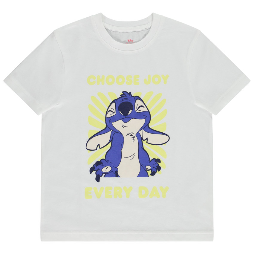 Κοντομάνικο μπλουζάκι με print Stitch Disney για αγόρι 