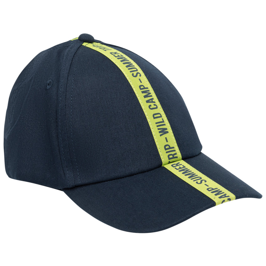 Casquette twill avec bande contrastée pour garçon 