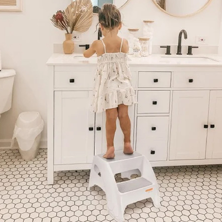 Σκαλοπατι Βοηθητικο Διπλο Toddler & Me Grey DREAM BABY 