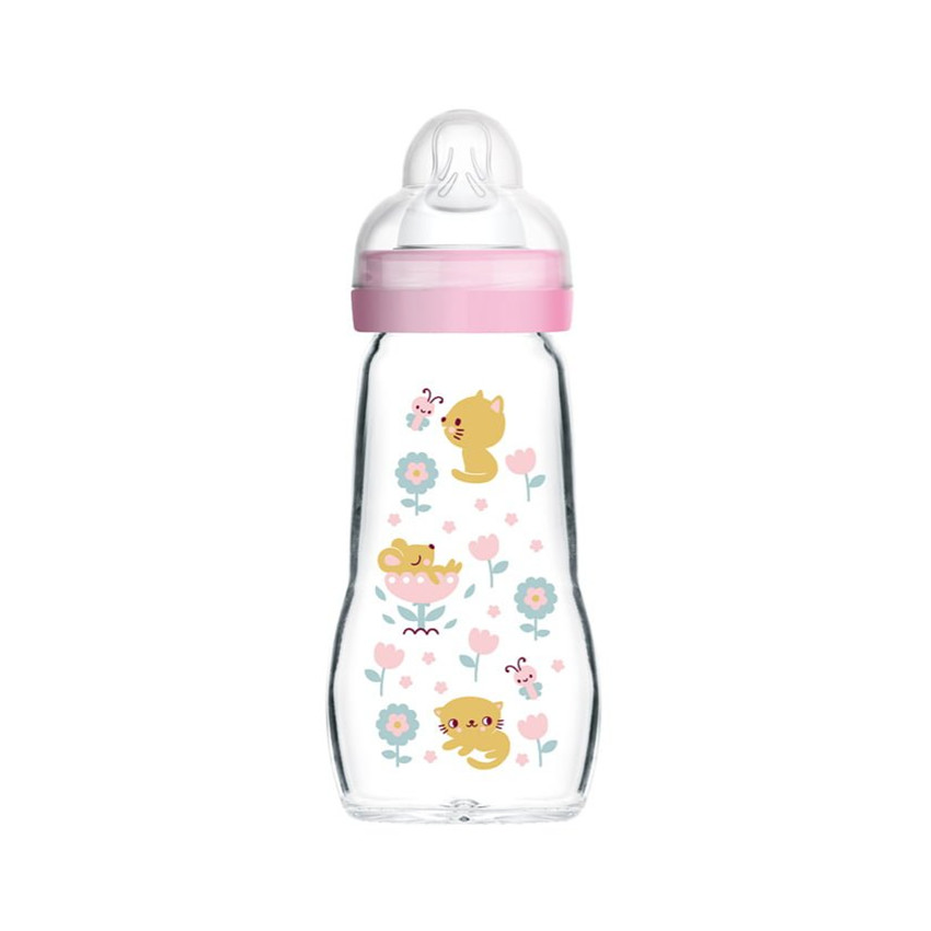 Μπιμπερό Γυάλινο Feel Good 260ml 
