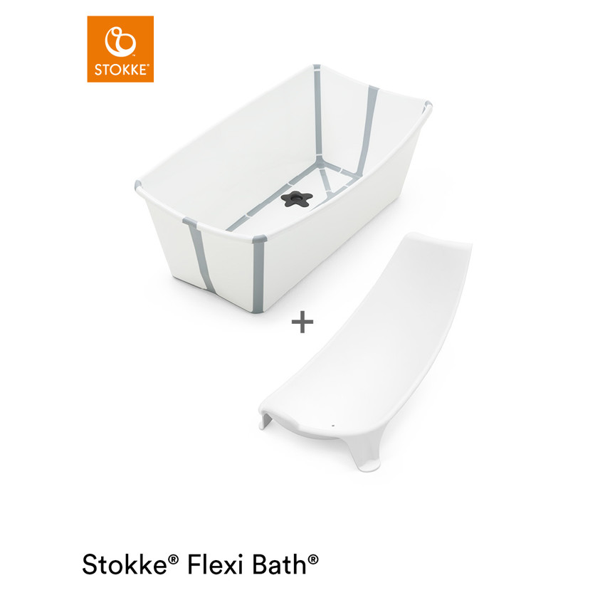 Πτυσσόμενη μπανιέρα Flexi Bath Bundle λευκή 