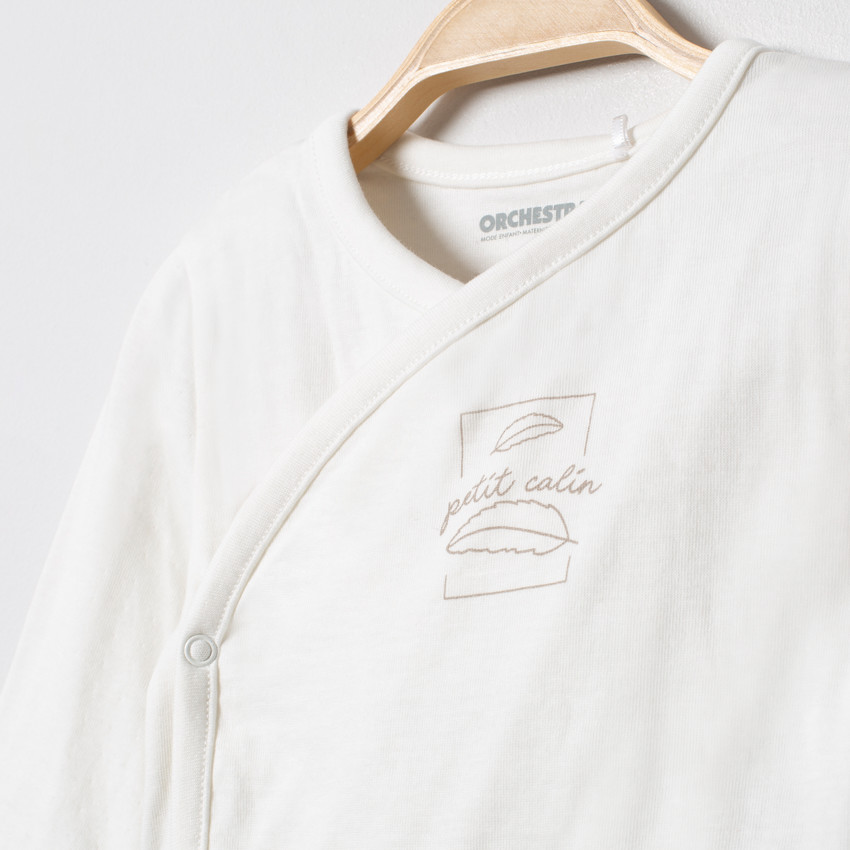 Σετ πάνω μέρος με κουμπιά και  Παντελόνι με οργανικό βαμβάκι 