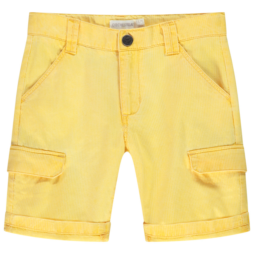 Βερμούδα από υφασμάτινο ύφασμα με τσέπες με καπάκι για αγόρι  Additional Βερμούδα από υφασμάτινο ύφασμα με τσέπες με καπάκι για αγόρι