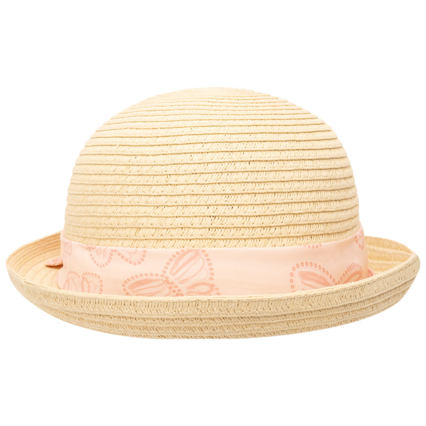 Chapeau melon avec galon papillons pour bébé fille  Additional Chapeau melon avec galon papillons pour bébé fille