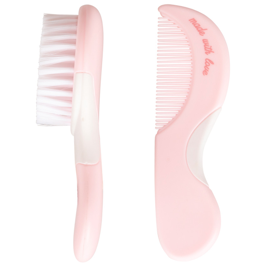 Σετ βούρτσας και χτενιού Aloha - Ροζ 