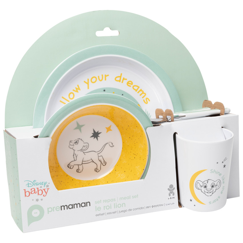 Σετ γεύματος 5 τμχ. Simba Ο Βασιλιάς των Λιονταριών Disney 