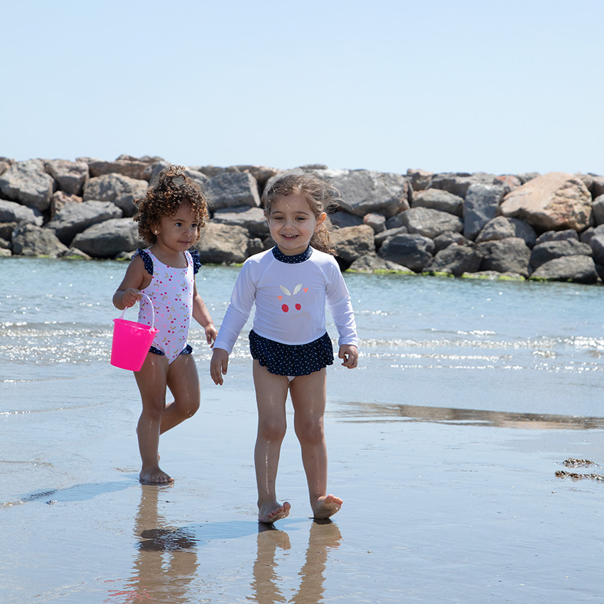 Μαγιό 1 pièce με σχέδιο κεράσια για bebe κορίτσι 