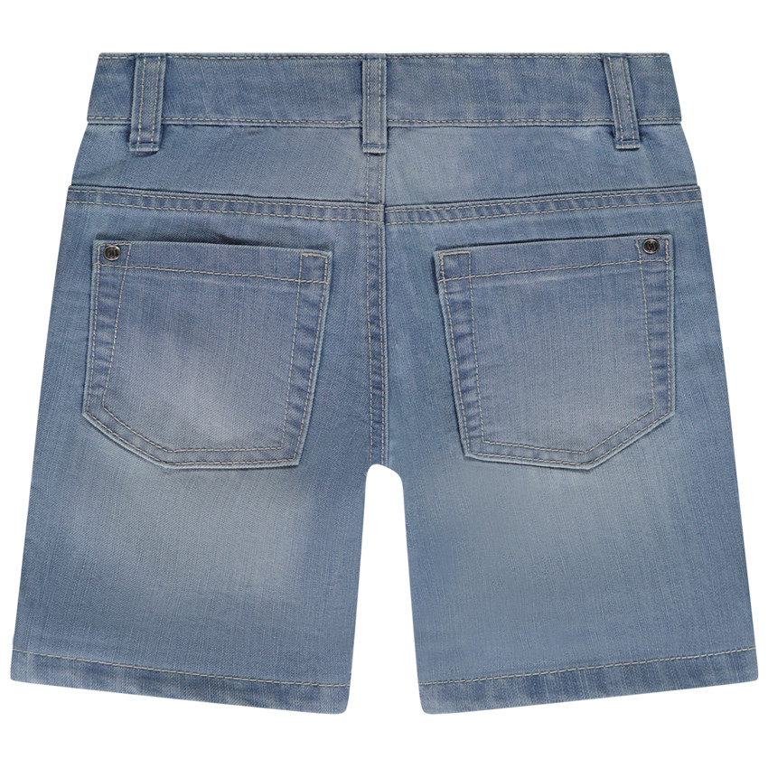 Βερμούδα από μονόχρωμο denim για αγόρι 