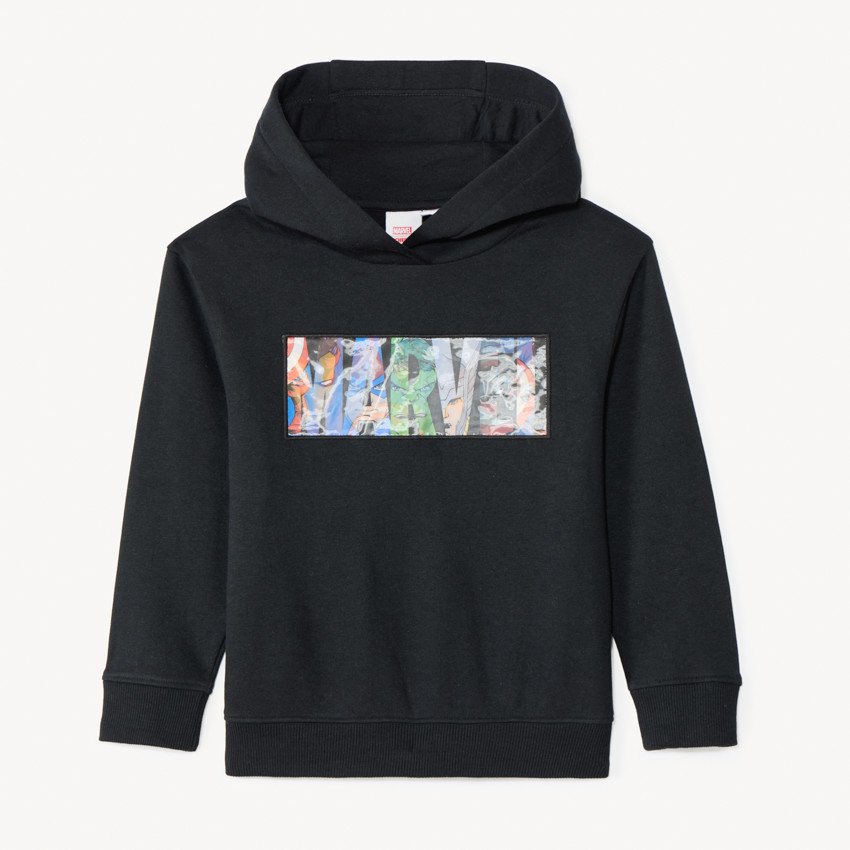 Sweat molleton à capuche et print Marvel pour garçon  