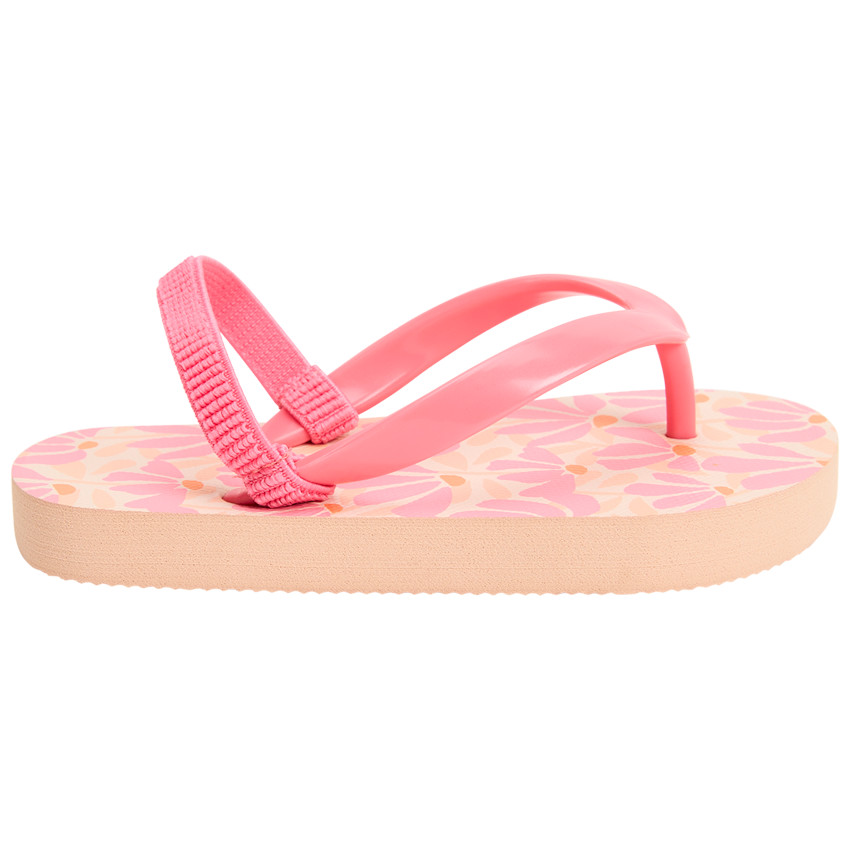 Σανδάλια με σχέδιο λουλούδια για κορίτσι με λουράκι ανάλογα με το νούμερο 