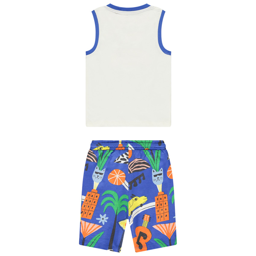 Σετ 2 τμχ. με φαντεζί σχέδιο για bebe αγόρι 