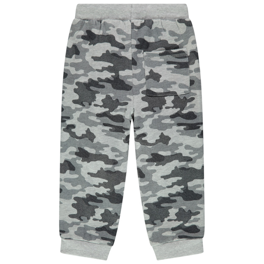 Pantalon de jogging en molleton motif camouflage all-over 