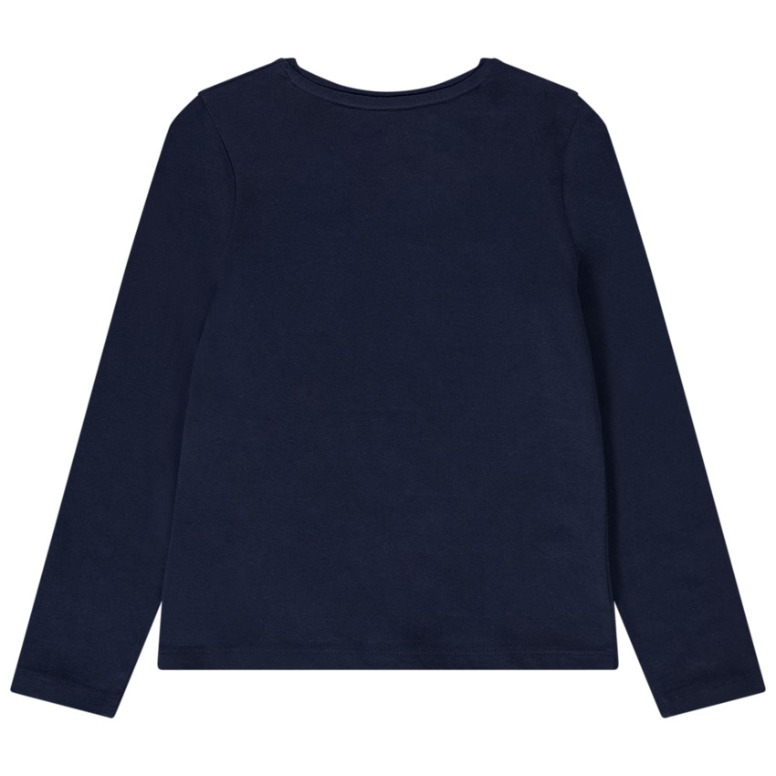 T-shirt μακρυμάνικο με φαντεζί σχέδιο για κορίτσι 