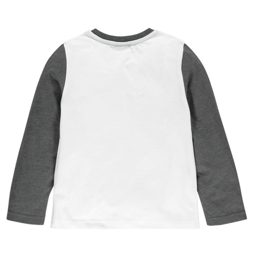 Tee-shirt manches longues print Minions avec inscription 