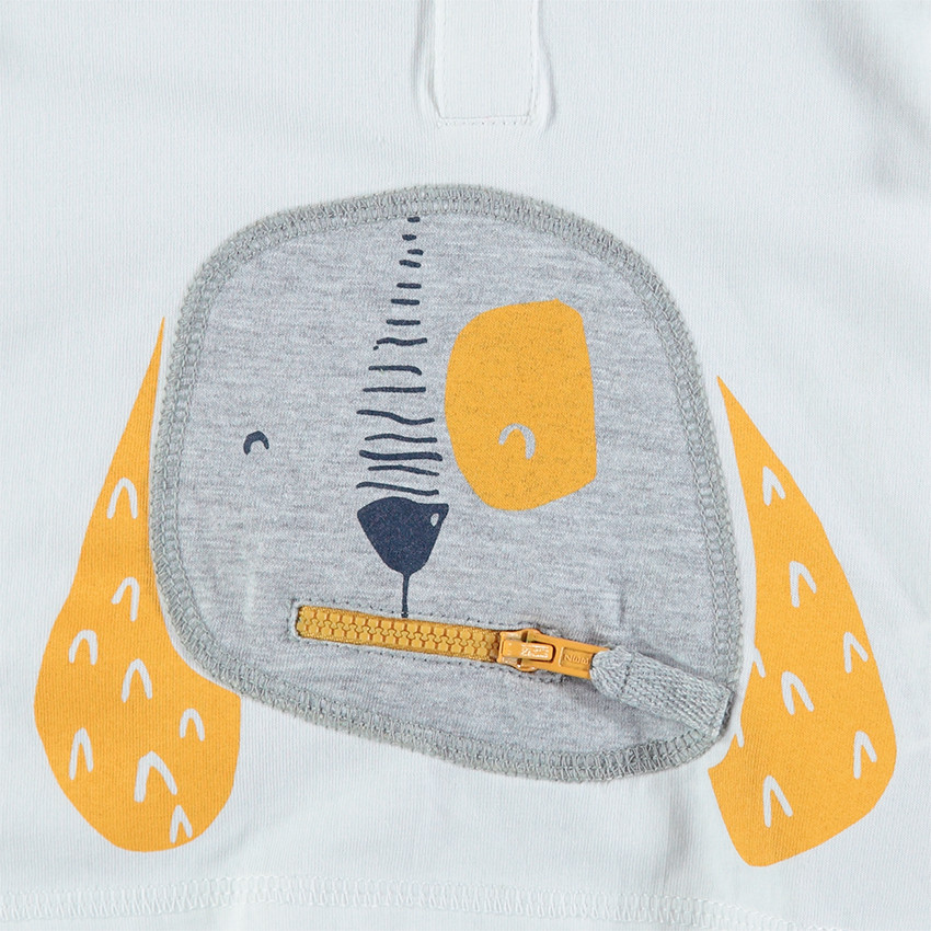 Κοντομάνικη μπλούζα με κουκούλα και φερμουάρ  Additional Κοντομάνικη μπλούζα με κουκούλα και φερμουάρ