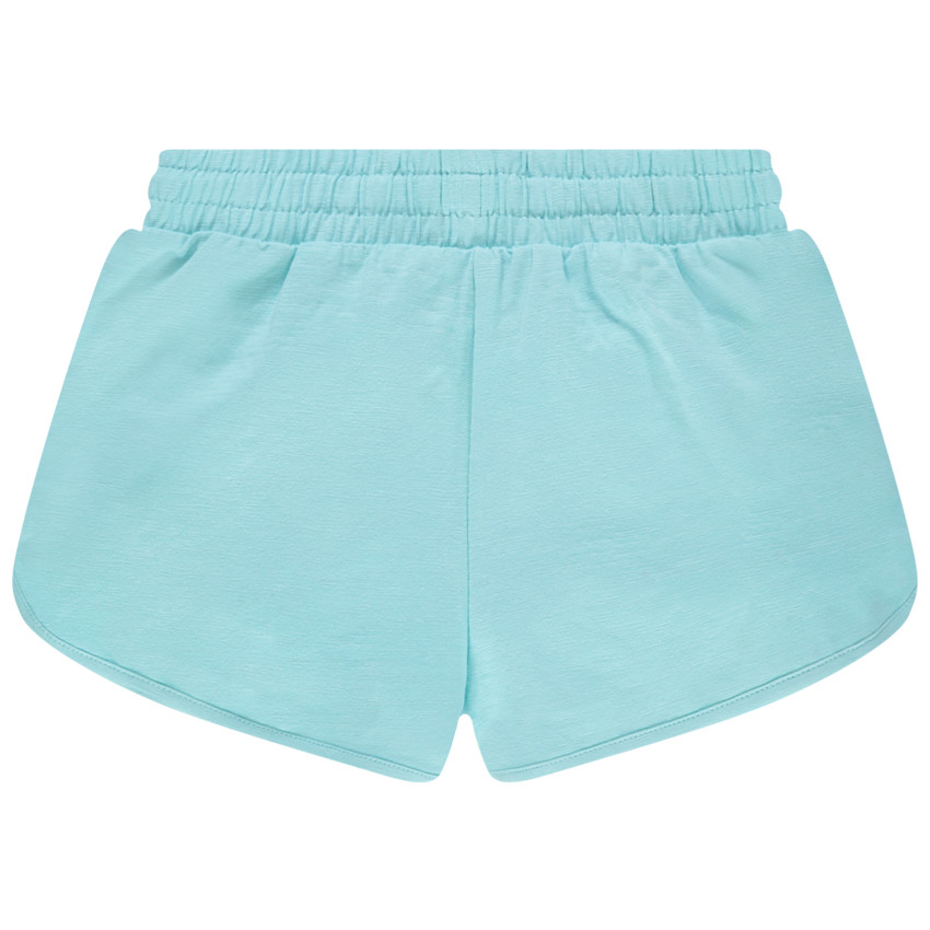 Σορτς μονόχρωμο από jersey με σχέδιο σε ασημένιο foil 