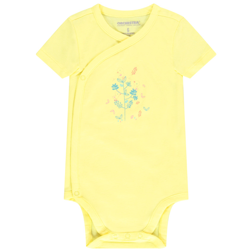 Lot de 7 bodies manches courtes pour bébé fille 