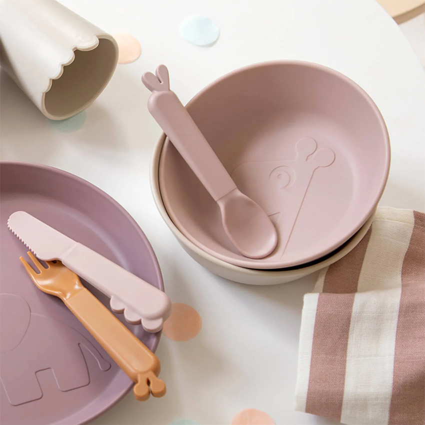 Σετ 4 κουταλιών Kiddish Lalee ροζ 