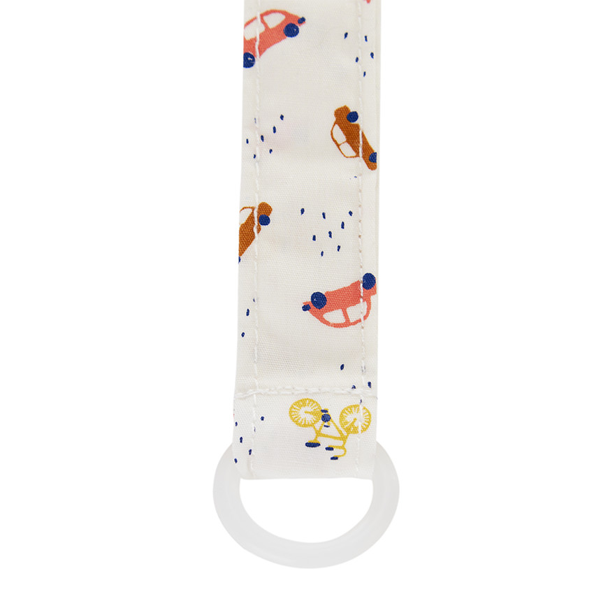 Κλιπ για πιπίλα από ξύλο με σχέδιο αυτοκίνητα 