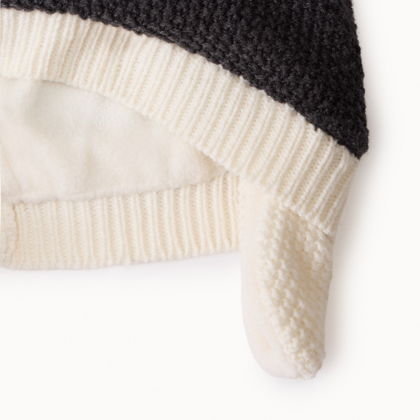 Bonnet ludique Mickey Disney en tricot pour bébé garçon 