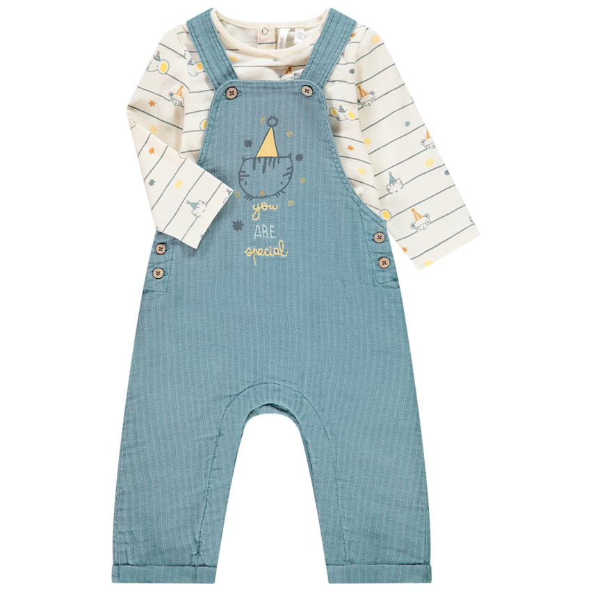 Σετ t-shirt με σχέδιο και σαλοπέτα για bebe αγόρι  Additional Σετ t-shirt με σχέδιο και σαλοπέτα για bebe αγόρι