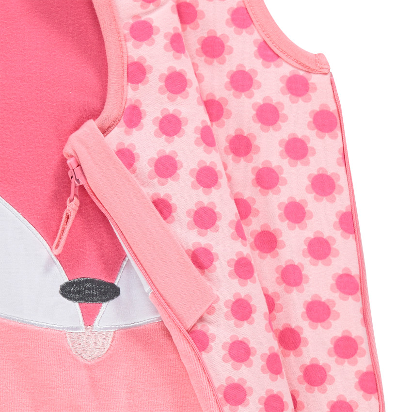 Υπνόσακος αλεπού από βελούδο και ζέρσεϊ  